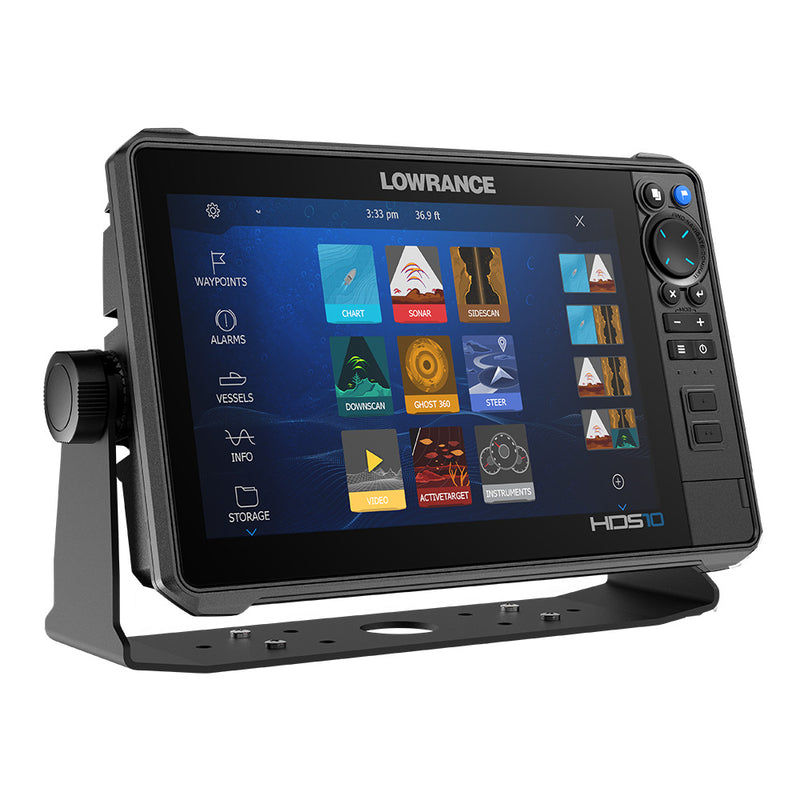 Load image into Gallery viewer, Lowrance HDS PRO 10 - w/ Preloaded C-MAP DISCOVER OnBoard  Active Imaging HD Transducer [000-15984-001]
