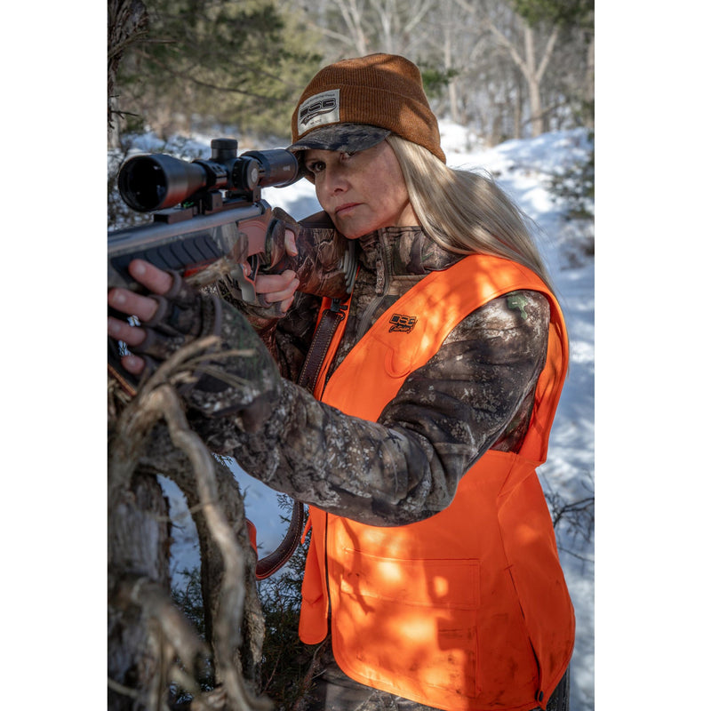 Load image into Gallery viewer, Technical Blaze Orange Hunting Vest
