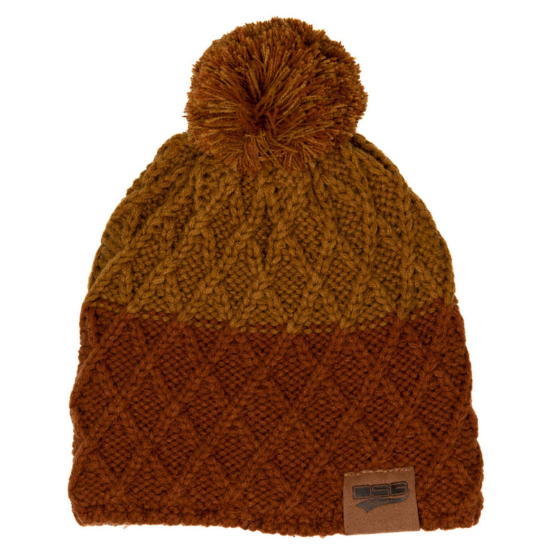 Load image into Gallery viewer, Two-Tone Pom Beanie
