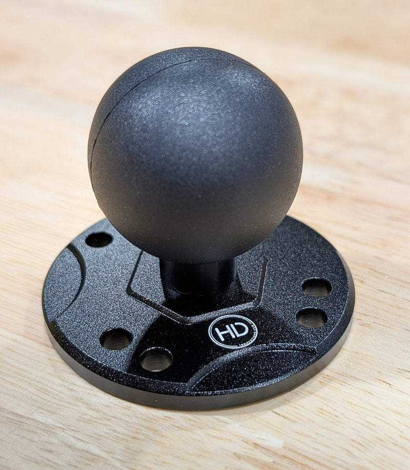 Load image into Gallery viewer, HDI UMS 1.5&quot; BALL ROUND BASE (HDUMS-BRB)
