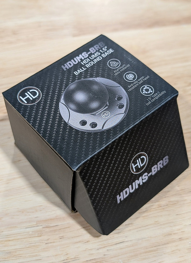 Load image into Gallery viewer, HDI UMS 1.5&quot; BALL ROUND BASE (HDUMS-BRB)

