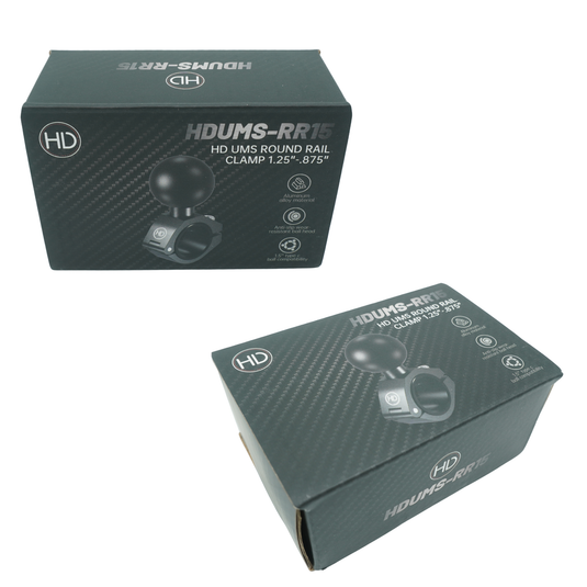 HD UMS 1.5" BALL TO ROUND RAIL ADAPTER (HDUMS-RR15)