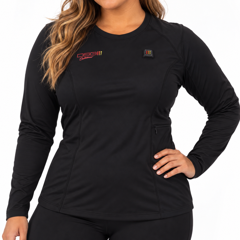 Load image into Gallery viewer, Heated Base Layer Shirt with 5V Power Bank
