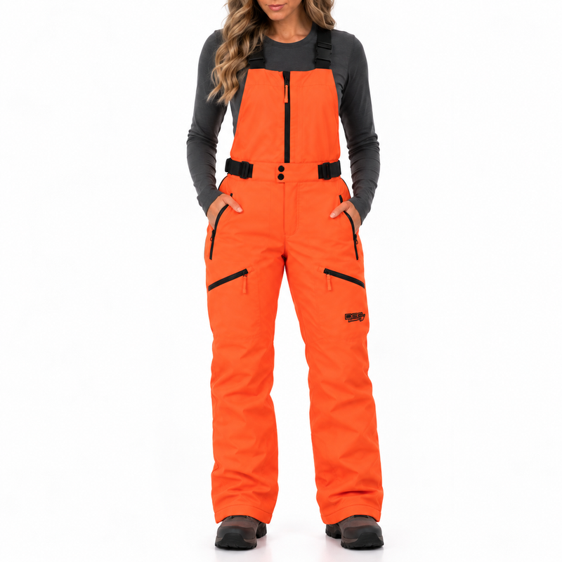 Load image into Gallery viewer, Kylie 4.0 Blaze Orange Insulated Hunting Bib/Pant
