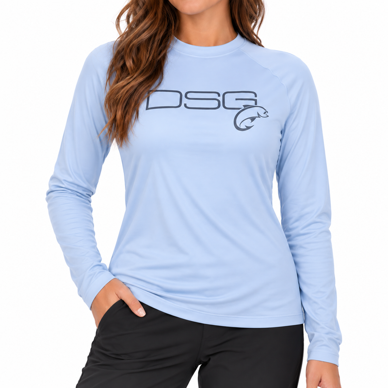 Load image into Gallery viewer, Solid Long Sleeve Performance Fishing Shirt - UPF 50+
