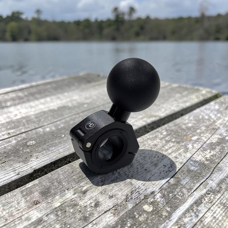 Load image into Gallery viewer, HD UMS 1.5" BALL TO ROUND RAIL ADAPTER (HDUMS-RR15)
