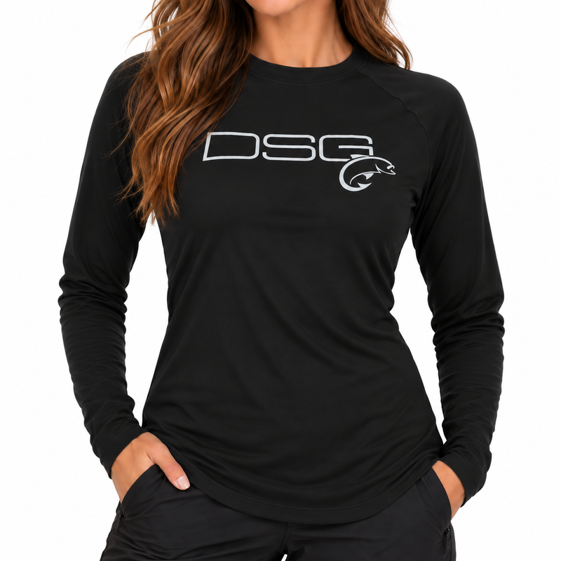 Load image into Gallery viewer, Solid Long Sleeve Performance Fishing Shirt - UPF 50+
