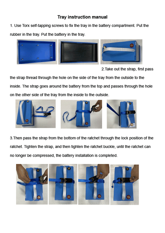 PowerHouse Lithium Group 31 Heavy Duty Battery Tray