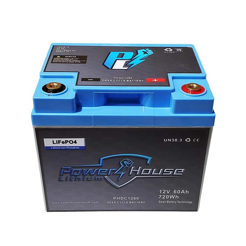 Load image into Gallery viewer, PowerHouse Lithium 12V 60Ah Deep Cycle Battery
