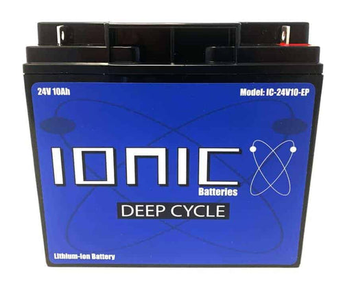 Ionic  24 Volt 10Ah Lithium Battery