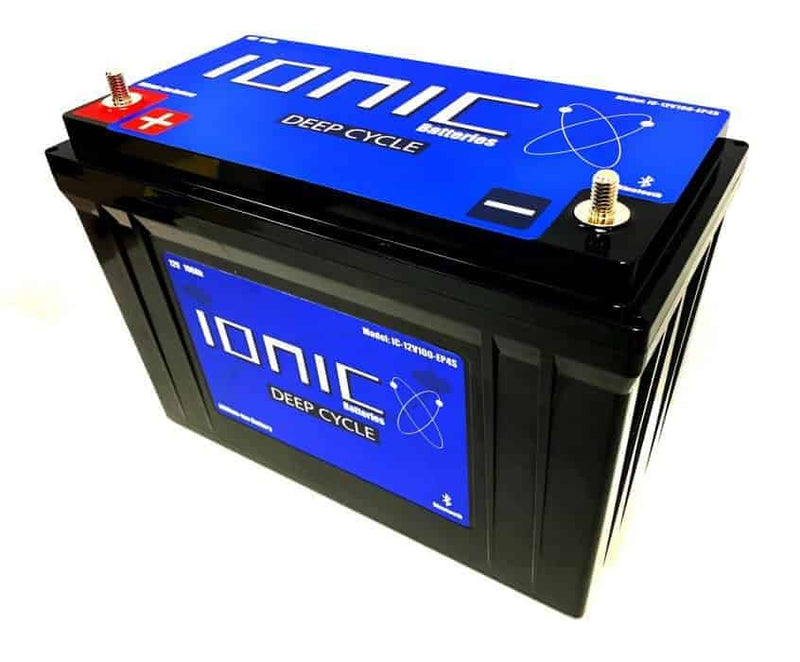 Load image into Gallery viewer, Ionic 12 Volt 100Ah Lithium Deep Cycle Battery
