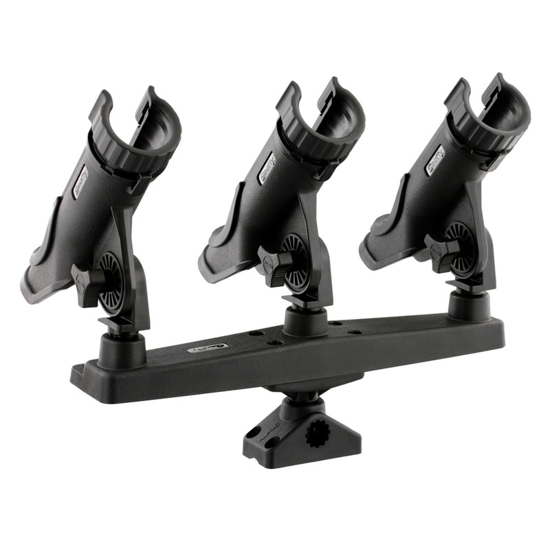 Load image into Gallery viewer, Scotty Triple Rod Holder w/3 230 Power Lock Rod Holders [256]
