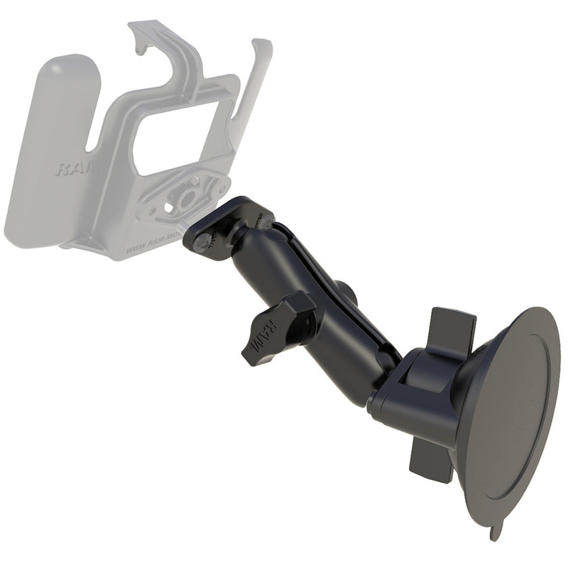 Load image into Gallery viewer, RAM Mount Base Suction Mount Twist Lock - Requires RAM Cradle [RAM-B-166U]
