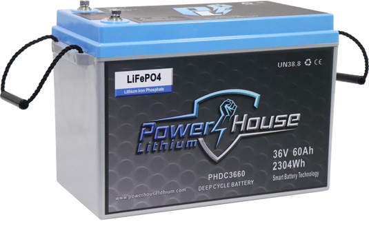 POWERHOUSE LITHIUM 36V 60AH DEEP CYCLE BATTERY