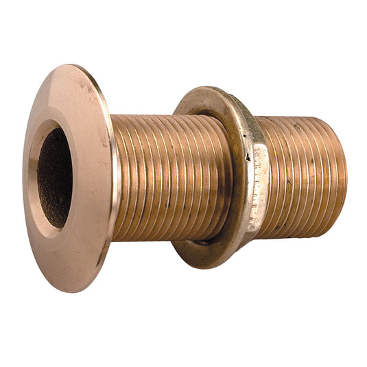 Perko 1" Thru-Hull Fitting w/Pipe Thread Bronze MADE IN THE USA [0322DP6PLB]