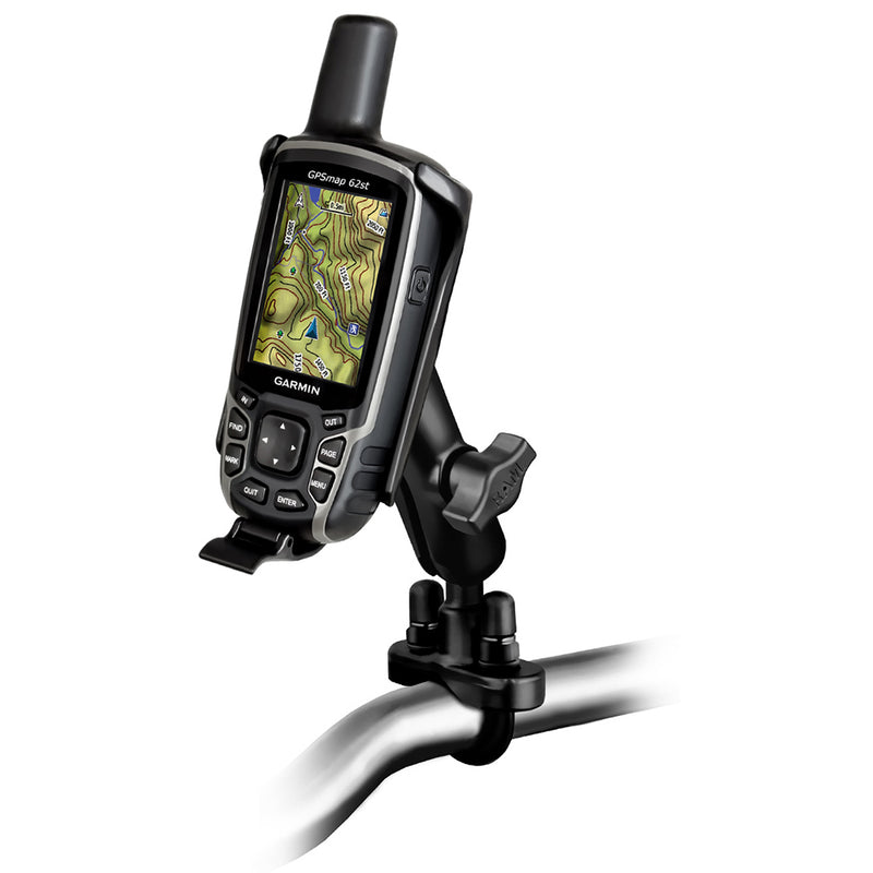 Load image into Gallery viewer, RAM Mount Garmin GPSMAP 62 Series Handlebar Rail Mount [RAM-B-149Z-GA41U]
