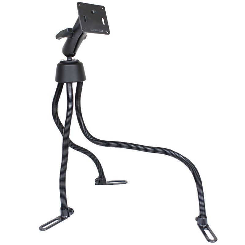 Load image into Gallery viewer, RAM Mount POD III Universal No-Drill Mount w/Double Socket Arm, 2.5&quot; Round Base &amp; 3.625&quot; Square Base [RAM-316-3-2461U]
