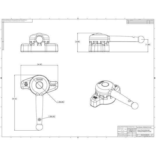 RAM Mount Handle Wrench f/