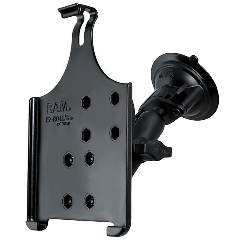 Load image into Gallery viewer, RAM Mount Suction Cup Mount w/Apple iPad mini EZ-ROLL&#39;R Cradle [RAM-B-166-AP14U]
