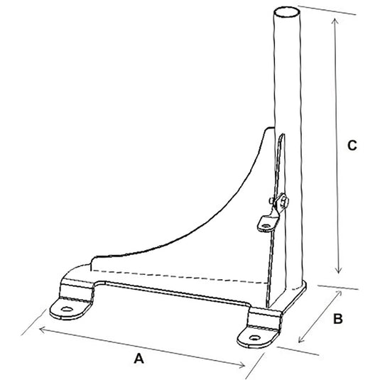 RAM Mount No-Drill Vehicle Base f/ 98-21 Express Van, Savana Van + More [RAM-VB-143]