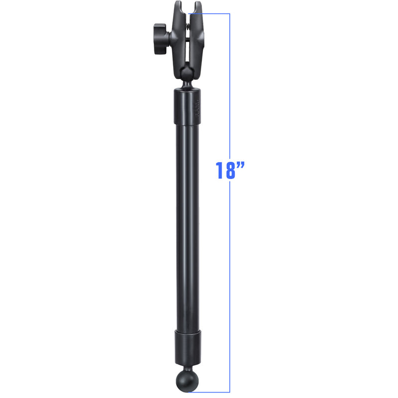 Load image into Gallery viewer, RAM Mount 18&quot; Long Extension Pole w/2 1&quot; Ball Ends &amp; Double Socket Arm [RAP-BB-230-18-201U]
