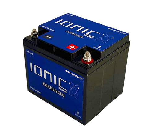 Ionic 12 Volt 50Ah Deep Cycle Lithium Battery