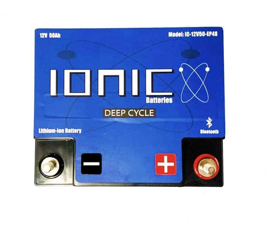 Ionic 12 Volt 50Ah Deep Cycle Lithium Battery