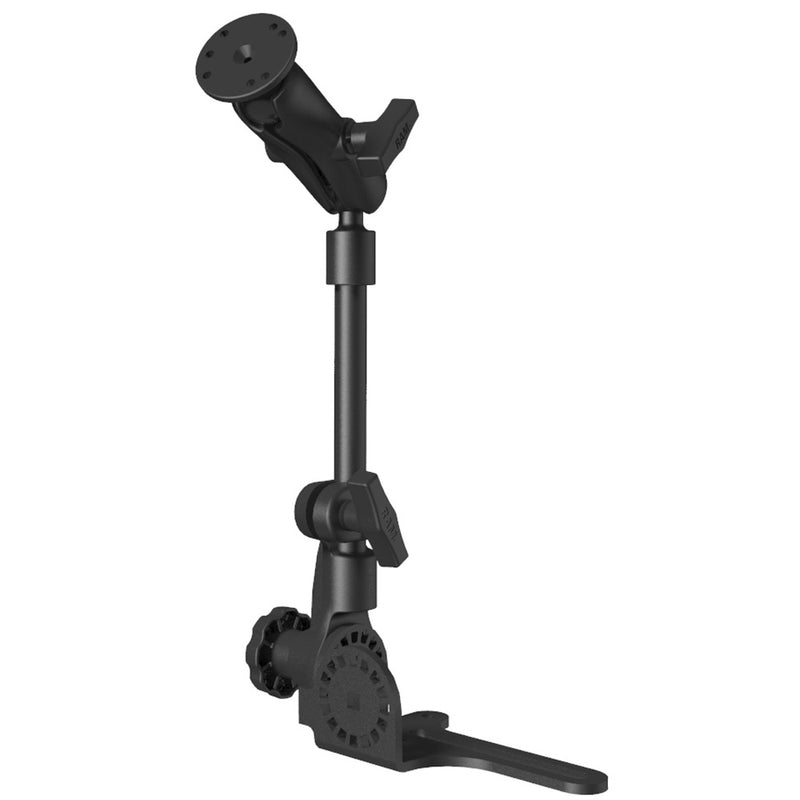 Load image into Gallery viewer, RAM Mount Universal No-Drill RAM Pod HD Vehicle Mount w/Double Socket Arm &amp; 2.5&quot; Round Base (AMPS Hole Pattern) [RAM-316-HD-202U]
