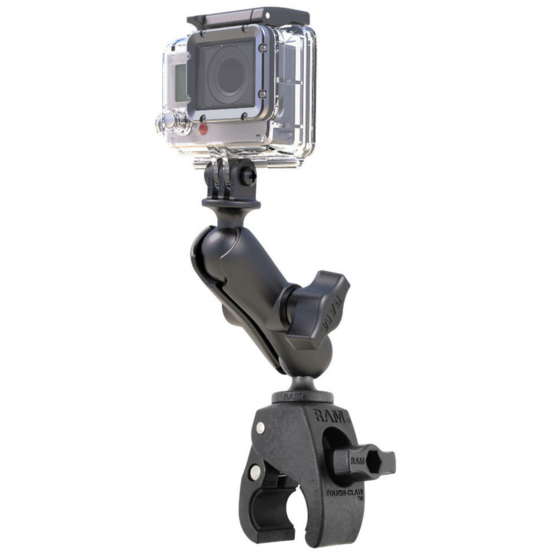 Load image into Gallery viewer, RAM Mount Small Tough-Claw Mount w/Custom GoPro Hero Adapter [RAP-B-400-GOP1U]
