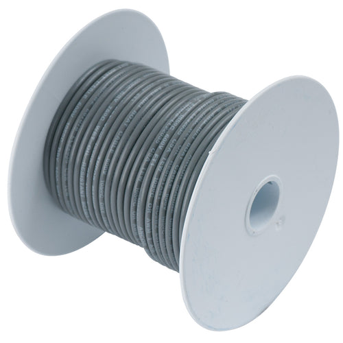 Ancor Grey 14 AWG Tinned Copper Wire - 250' [104425]