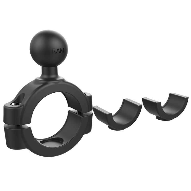 Load image into Gallery viewer, RAM Mount Torque 1-1/8&quot; - 1-1/2&quot; Diameter Handlebar/Rail Base w/1&quot; Ball [RAM-B-408-112-15U]
