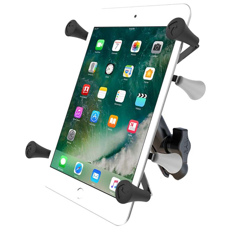 Load image into Gallery viewer, RAM Mount Universal X-Grip Cradle with 1&quot; Ball &amp; STANDARD Length Double Socket Arm f/7&quot; Tablets [RAM-HOL-UN8B-201U]
