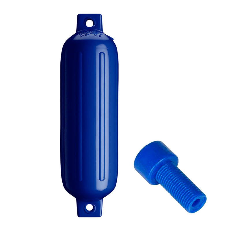 Load image into Gallery viewer, Polyform G-3 Twin Eye Fender 5.5&quot; x 19&quot; - Cobalt Blue w/Adapter [G-3-COBALT BLUE]
