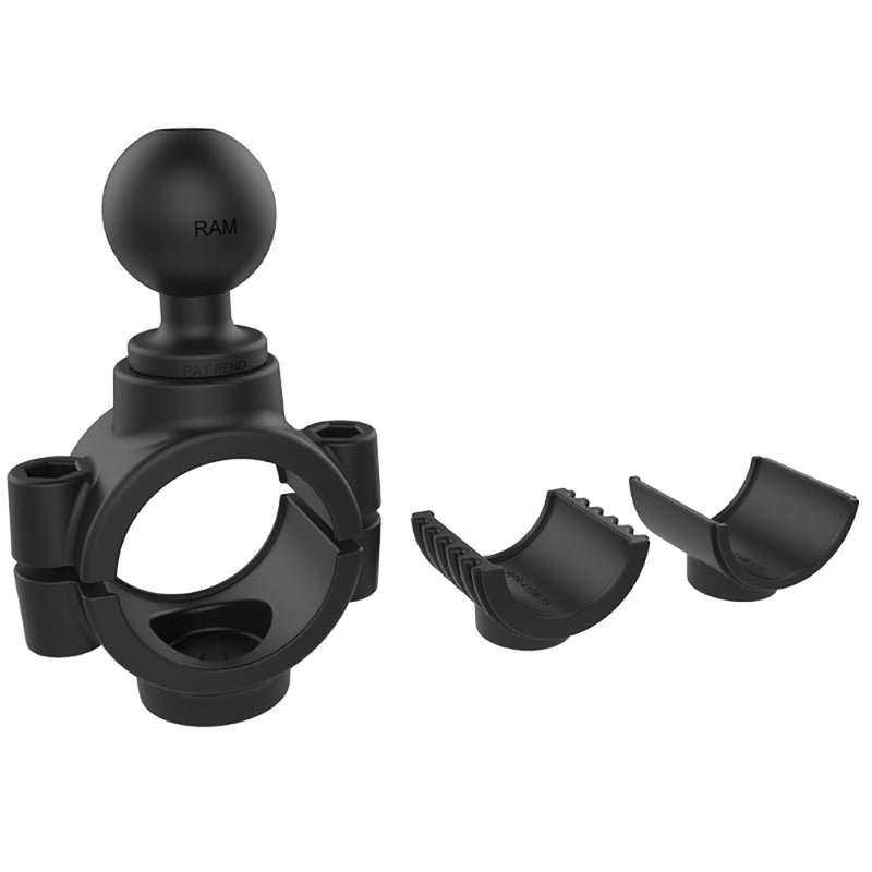 Load image into Gallery viewer, RAM Mount Torque 1-1/2&quot; - 2&quot; Diameter Rail Base with 1.5&quot; Pin-Lock Ball [RAM-351-415-15-2U]
