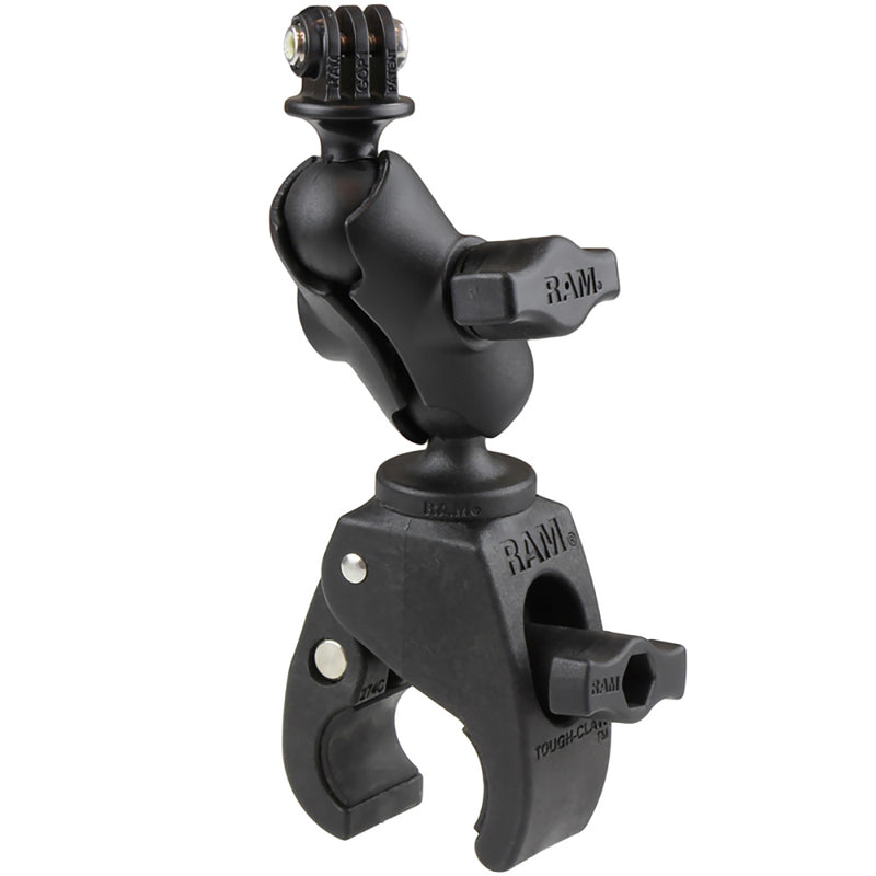 Load image into Gallery viewer, RAM Mount Small Tough-Claw Base w/Short Double Socket Arm  GoPro/Action Camera Mount [RAM-B-400-A-GOP1U]
