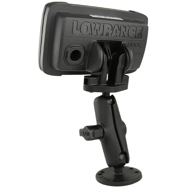 Load image into Gallery viewer, RAM Mount B Size 1&quot; Fishfinder Mount for the Lowrance Hook2 Series [RAM-B-101-LO12]
