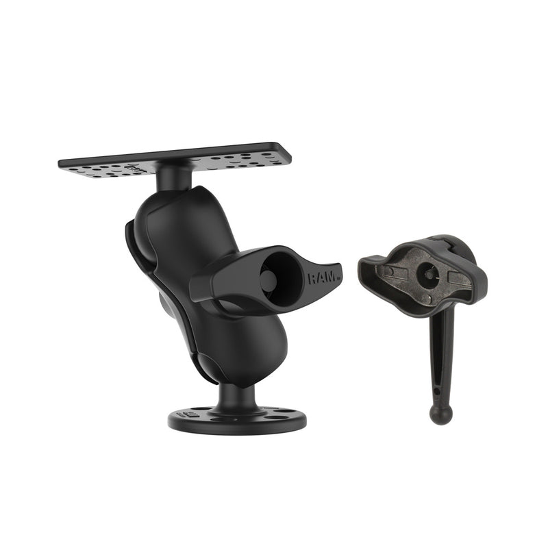 Load image into Gallery viewer, Ram Mount Universal D Size Ball Mount with Short Arm and Hi-Torq Wrench for 9&quot;-12&quot; Fishfinders and Chartplotters [RAM-D-115-C-KNOB9H]
