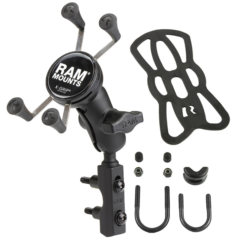 Load image into Gallery viewer, RAM Mount X-Grip Phone Mount w/Motorcycle Brake/Clutch Reservoir Base [RAM-B-174-A-UN7U]
