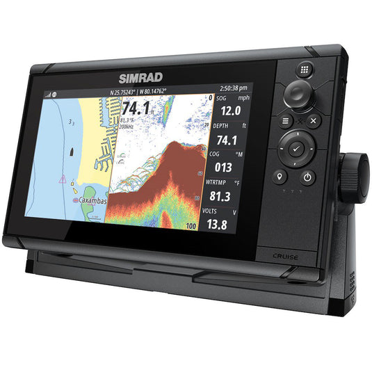 Simrad Cruise 9 US Coastal w/83/200 Transom Mount Transducer [000-14997-001]