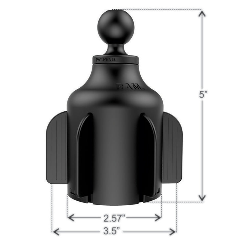 Load image into Gallery viewer, RAM Mount RAM Stubby Cup Holder Ball Base [RAP-B-299-4U]
