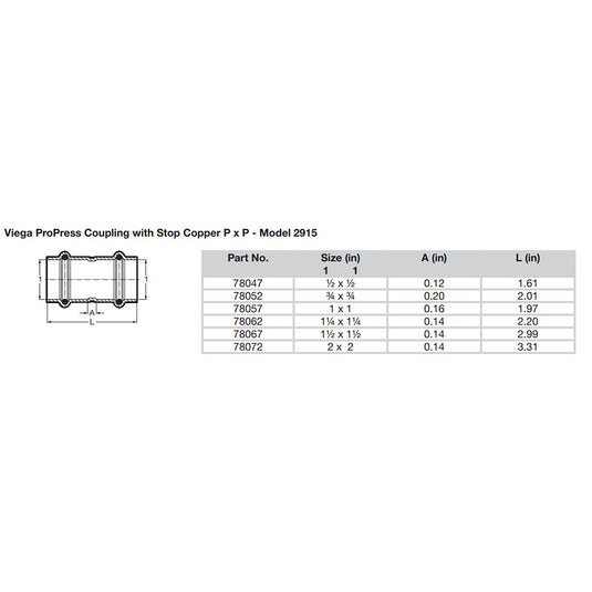 Viega ProPress 1-1/4