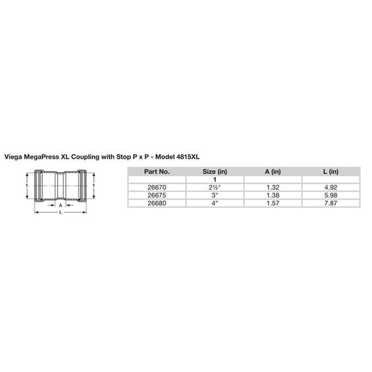 Viega MegaPress 2-1/2