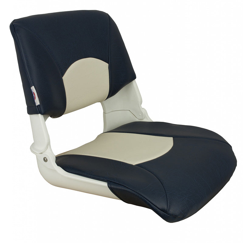 Load image into Gallery viewer, Springfield Skipper Standard Seat Fold Down - White/Blue [1061016]
