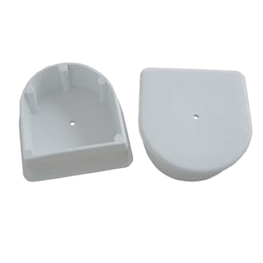 Dock Edge Large End Plug - White *2-Pack [DE1026F]