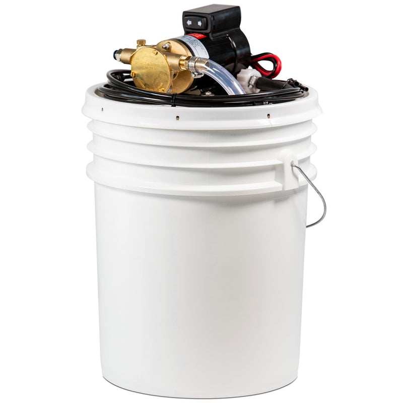 Load image into Gallery viewer, Johnson Pump Oil Change Kit Includes Bucket w/F3B-19 Pump 3/8&quot; NPT - 12V [65F3B]
