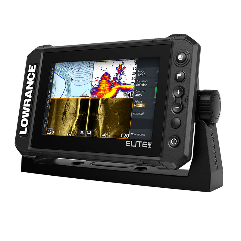 Load image into Gallery viewer, Lowrance Elite FS 7 Chartplotter/Fishfinder with HDI Transom Mount Transducer [000-15696-001]
