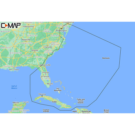 C-MAP M-NA-Y203-MS Chesapeake Bay to Bahamas REVEAL Coastal Chart [M-NA-Y203-MS]