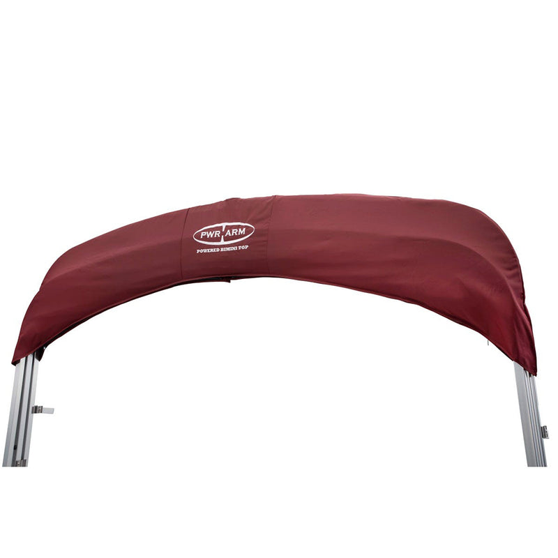 Load image into Gallery viewer, SureShade Power Bimini - Clear Anodized Frame - Burgandy Fabric [2020000299]
