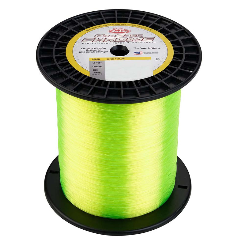 Load image into Gallery viewer, Berkley ProSpec Chrome Hi-Vis Yellow Monofilament - 100 lb - 2850 yds - PSC5B100-HVY [1543434]
