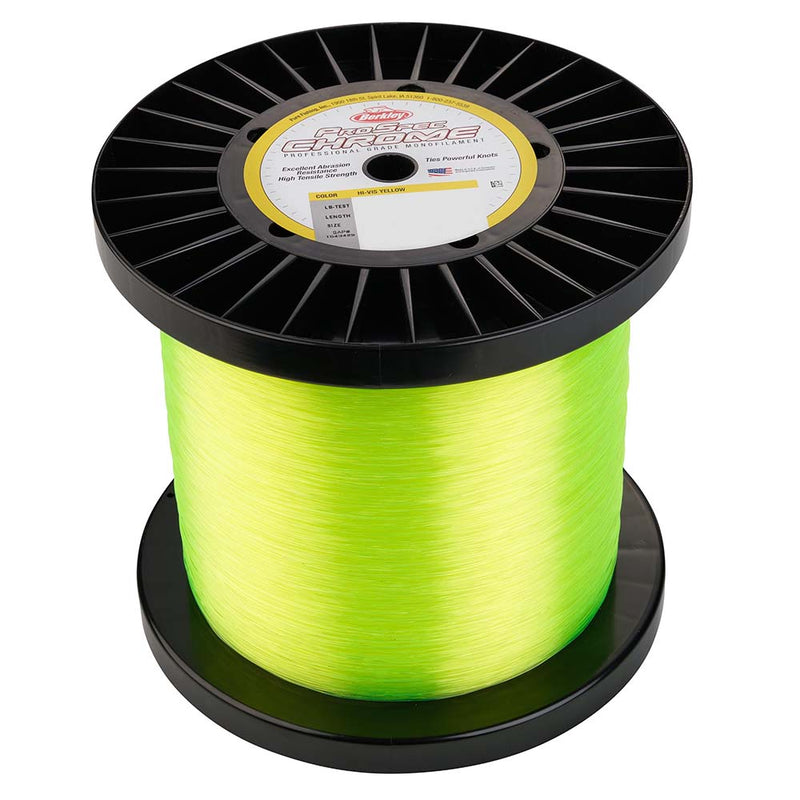 Load image into Gallery viewer, Berkley ProSpec Chrome Hi-Vis Yellow Monofilament - 50 lb - 5000 yds - PSC5B50-HVY [1543431]
